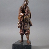 Скульптура Императора Го-Дайго, Мэйдзи, 19 в.